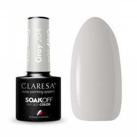 CLARESA Vernis Hybride GRIS 204 -5g 