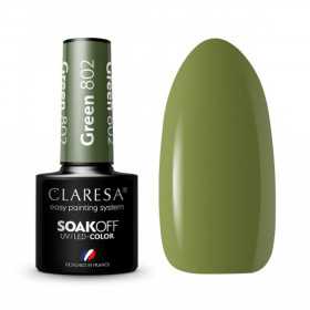 CLARESA Barniz Híbrido VERDE 802 -5g