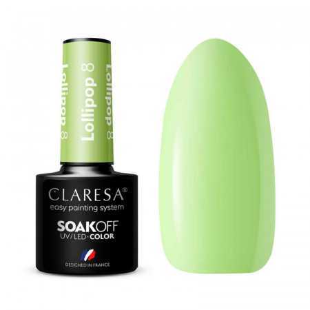 CLARESA Esmalte híbrido LOLLIPOP 8 -5g