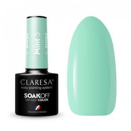 CLARESA MINT 3 vernis à ongles hybride -5g 