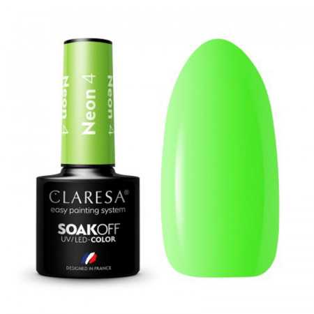 CLARESA Vernis à ongles hybride NEON 4 -5g 