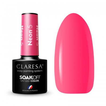 CLARESA Esmalte de uñas híbrido NEON 5 -5g