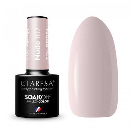 CLARESA Esmalte de uñas híbrido NUDE 102 -5g