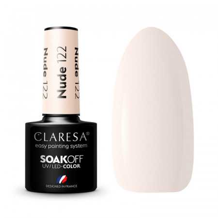 CLARESA Esmalte de uñas híbrido NUDE 122 -5g