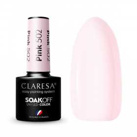 CLARESA Vernis Hybride ROSE 502 -5g 