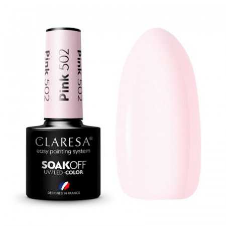 CLARESA Barniz Híbrido ROSA 502 -5g