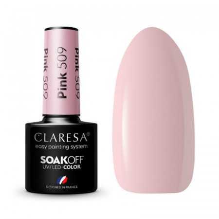 CLARESA Esmalte de uñas híbrido ROSA 509 -5g