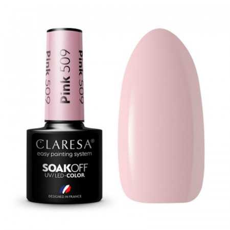 CLARESA Lakier hybrydowy PINK 509 -5g 