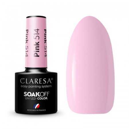 CLARESA Barniz Híbrido ROSA 514 -5g