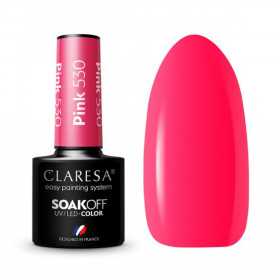 CLARESA Lakier hybrydowy PINK 530 -5g 