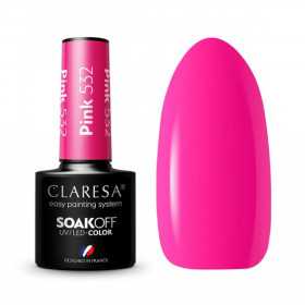 CLARESA Vernis Hybride ROSE 532 -5g 