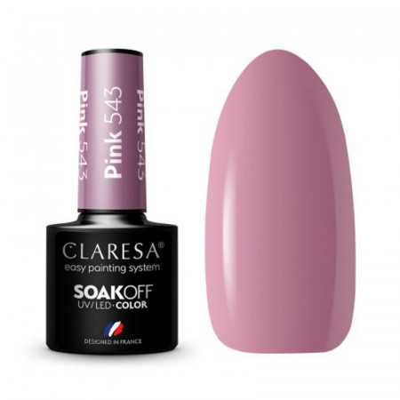 CLARESA Lakier hybrydowy PINK 543 -5g 