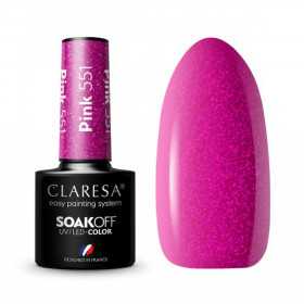 CLARESA Vernis Hybride ROSE 551 -5g 