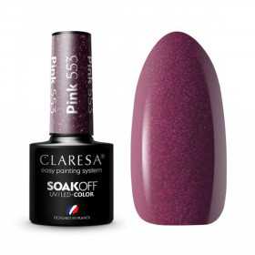 CLARESA Lakier hybrydowy PINK 553 -5g 