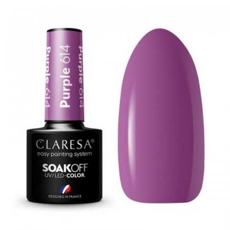 CLARESA Barniz Híbrido MORADO 614 -5g