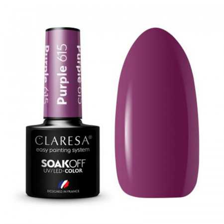 CLARESA Barniz Híbrido MORADO 615 -5g