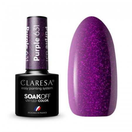 CLARESA Barniz Híbrido MORADO 631 -5g