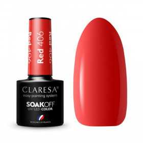 CLARESA Vernis à ongles hybride ROUGE 406 5g 