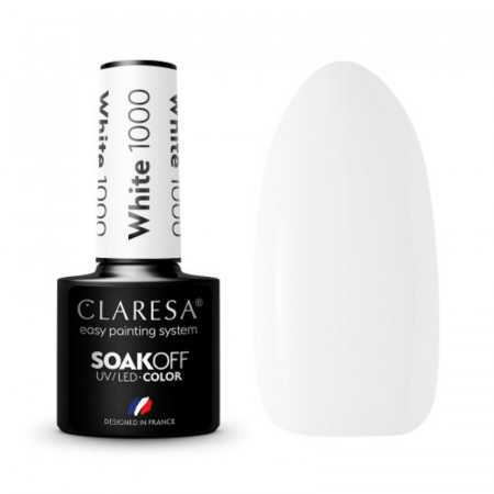 CLARESA Vernis Hybride BLANC 1000 -5g 