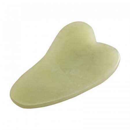 Gua Sha jadesteen voor gezichtsmassage 