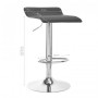 Tabouret de bar 4Rico QS-B08 gris 