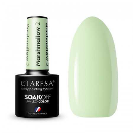 CLARESA MARSHMALLOW 2 vernis hybride 5g 