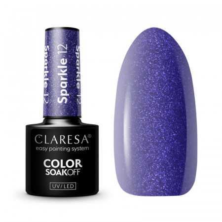 CLARESA Esmalte de uñas híbrido SPARKLE 12 -5g