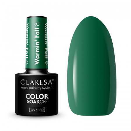 CLARESA Esmalte de uñas híbrido WARMINFALL 8 -5g