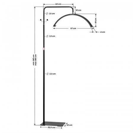 Lampe de traitement MX6 pour cils noir 