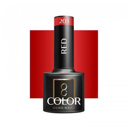 OCHO NAILS Vernis à ongles hybride rouge 203 -5 g 