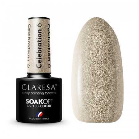 CLARESA Esmalte de uñas híbrido CELEBRATION 6 -5g