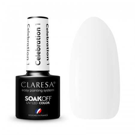 CLARESA Esmalte de uñas híbrido CELEBRATION 1 -5g