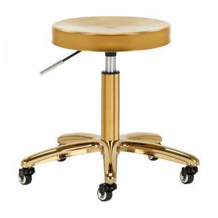 Tabouret cosmétique / coiffure doré AM-863 