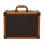 Brown hairdressing suitcase 