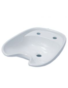 White shampoo basin 