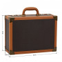 Brown hairdressing suitcase 