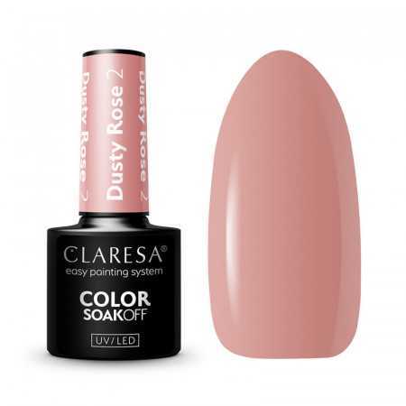 CLARESA Esmalte híbrido DUSTY ROSE 2 -5g