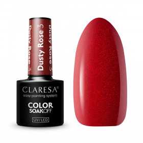 CLARESA Esmalte híbrido DUSTY ROSE 3 -5g