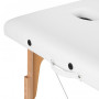 Table de massage en bois Comfort Activ Fizjo Lux 2 segments 190x70 BLANC 