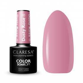 CLARESA Hybrid-Nagellack DUSTY ROSE 8 -5g