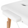 Table de massage en bois Comfort Activ Fizjo Lux 3 segments 190x70 BLANC 