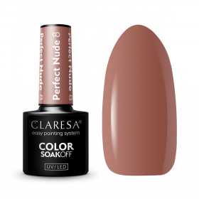 Smalto per unghie ibrido CLARESA PERFECT NUDE 8 -5g