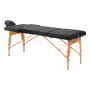 Table de massage en bois Comfort Activ Fizjo Lux 3 segments 190x70 noir 