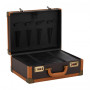 Brown hairdressing suitcase 