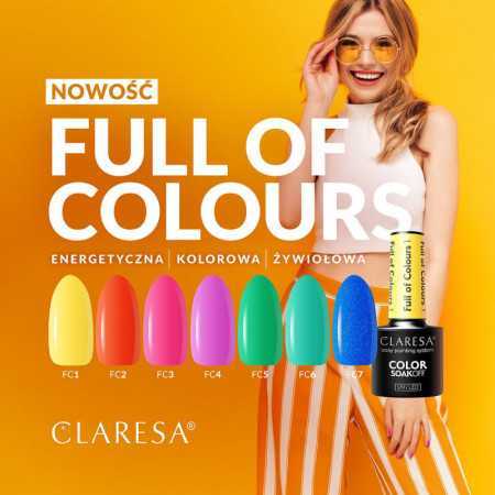 CLARESA Lakier hybrydowy Full of colours 2 -5g 