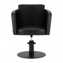 Chaise de coiffure gabbiano roma, noire {attributes}