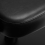 Chaise de coiffure gabbiano roma, noire {attributes}