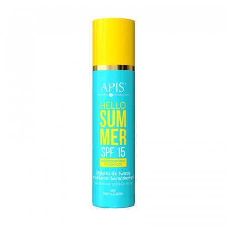 Apis hello summer spf 15, mgiełka do twarzy z nektarem komórkowym 150 ml 