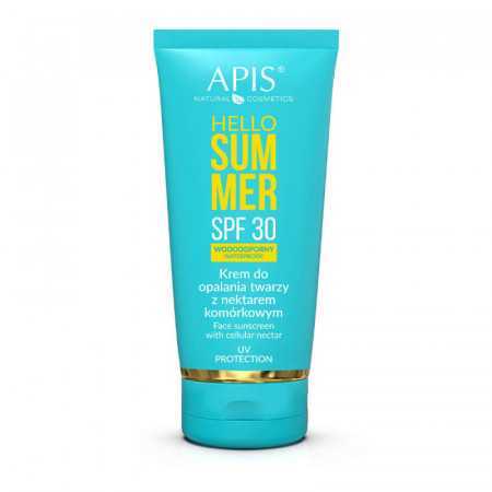 Apis hello summer spf 30, krem do opalania twarzy z nektarem komórkowym 50 ml 