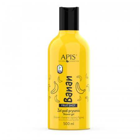 Apis fruit shot, bananowy żel pod prysznic 500 ml 